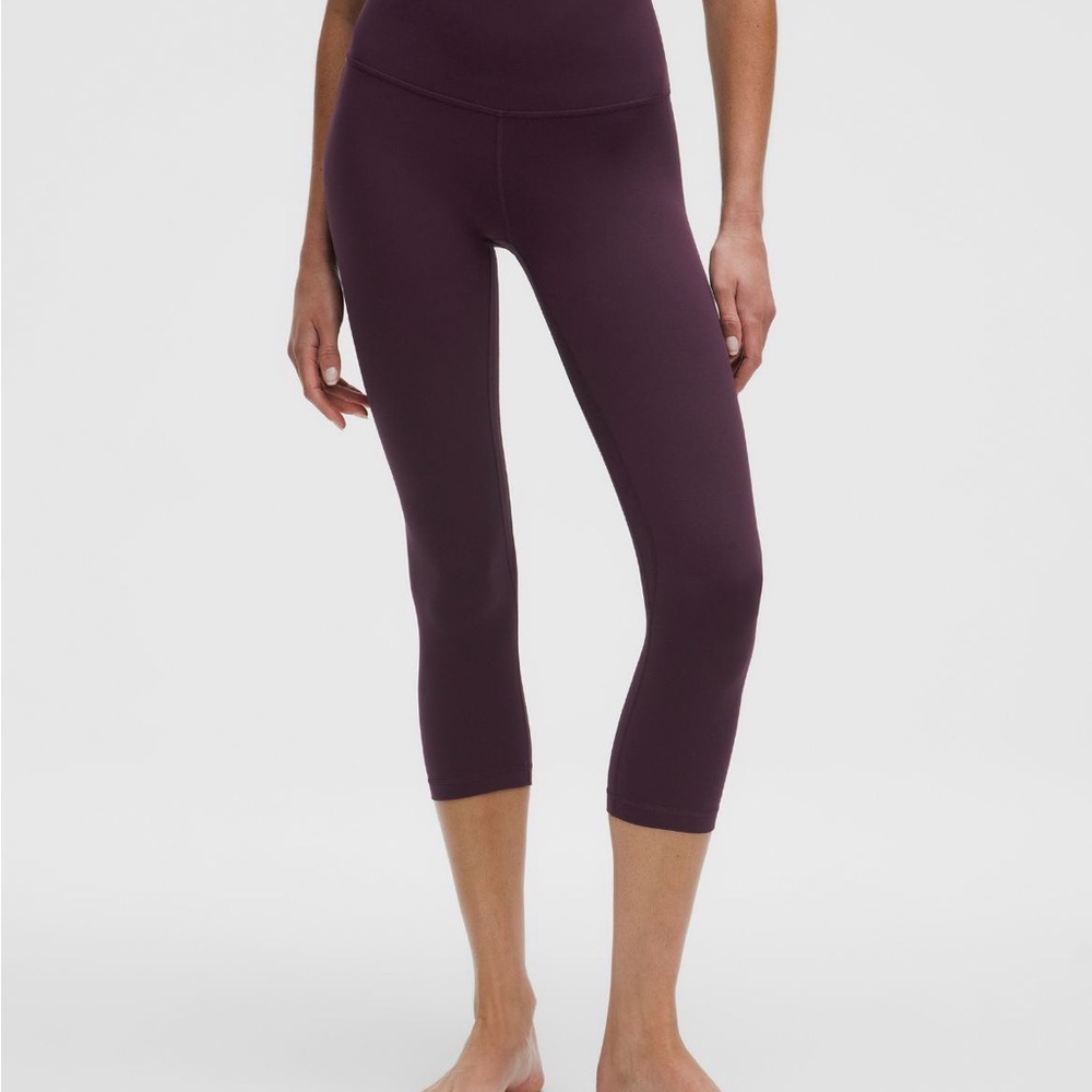 Lululemon Athletica Dark Purple Capris